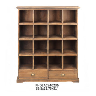 Porch View Wooden Display Shelf