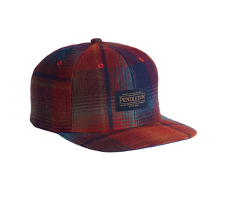 Pendleton Hat Plaid Flat Brim