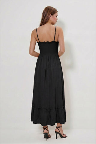 Samantha Smocking Ruffled Dress