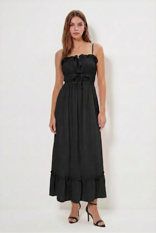 Samantha Smocking Ruffled Dress