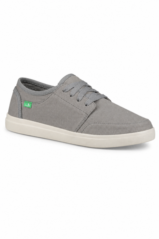 Sanuk Mens Vagabond Lace Sneaker Grey
