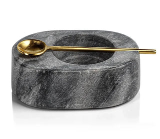 Tuscan Marble Salt & Pepper Bowls