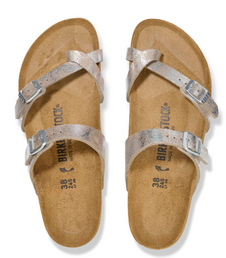 Birkenstock Mayari Synthetics Washed Silver