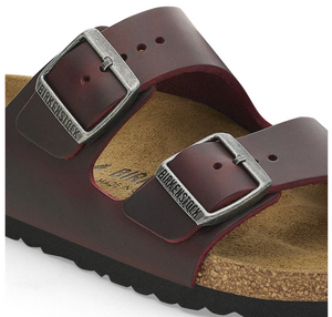 Birkenstock Arizona in Zinfandel Oiled Leather