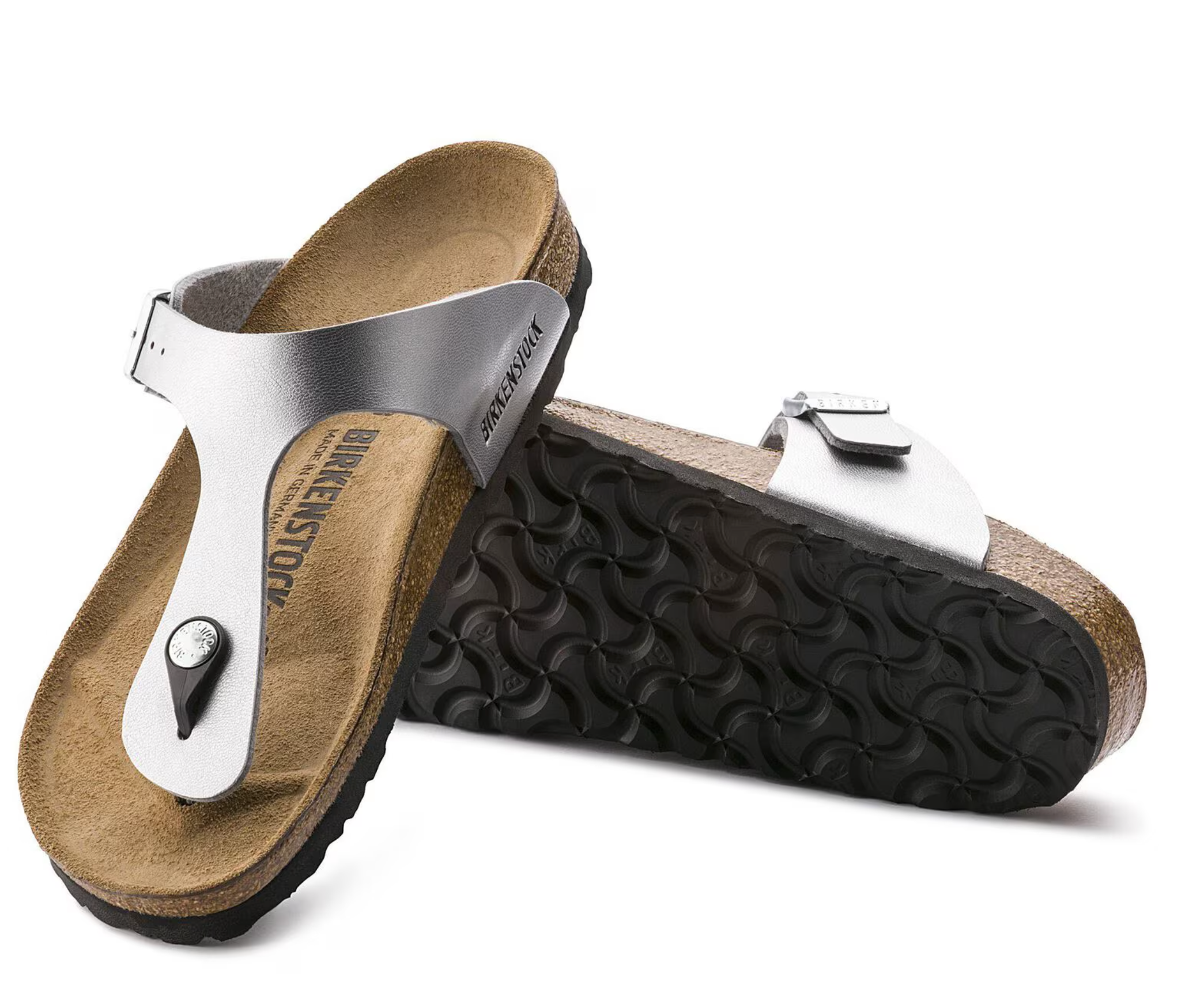 Birkenstock Gizeh in Silver