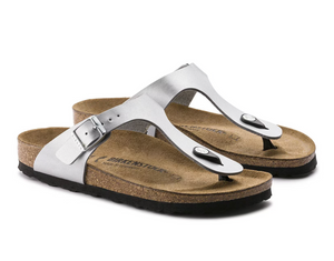 Birkenstock Gizeh in Silver