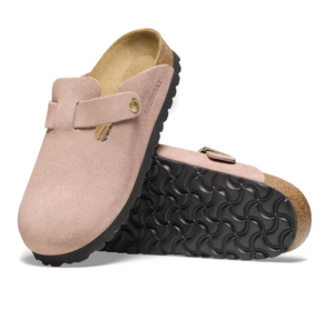 Birkenstock Boston In Light Rose