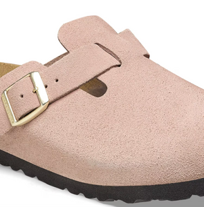 Birkenstock Boston In Light Rose