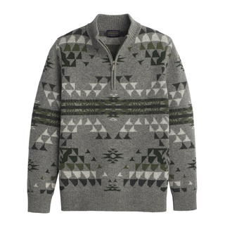 Pendleton Autumn Birch Lambswool Zip Sweater