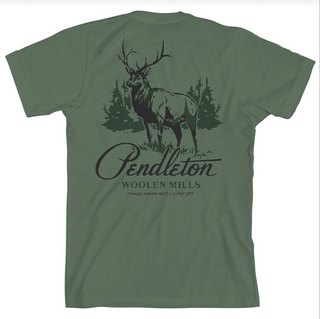 Pendleton Graphic Tee Stag Hillside