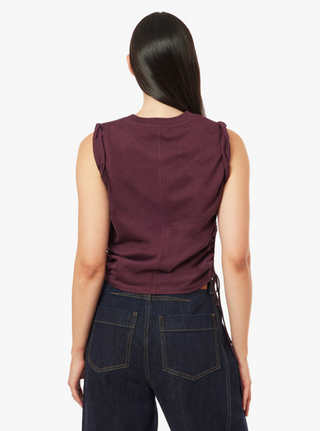 Habitual The Luna Top in Winetasting