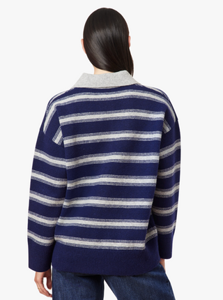 Habitual Brinda Oversized Polo Sweater