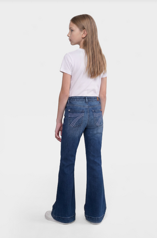 7 for all Mankind Girls Dojo in Lake Blue