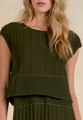 Elan Ashlynn Cap Sleeve Dress