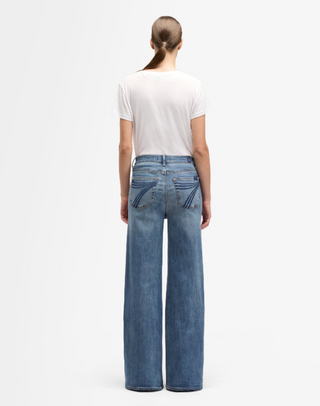 7 For all Mankind Jo Ultra High Rise in Swim