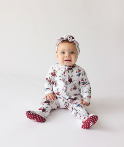 Posh Peanut Baby Philippa Ruffled Onesie