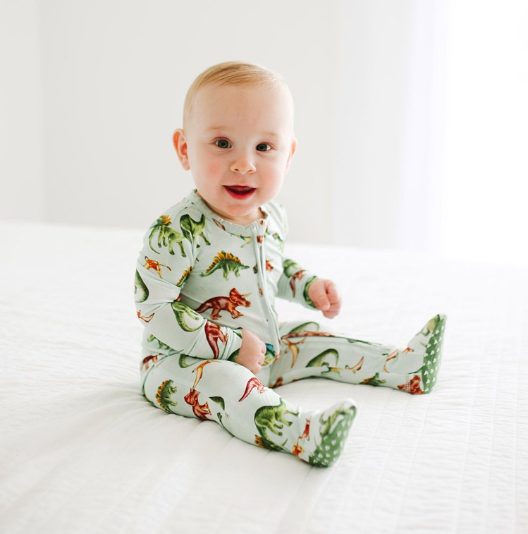 Posh Peanut Buddy Footie Zippered Onesie