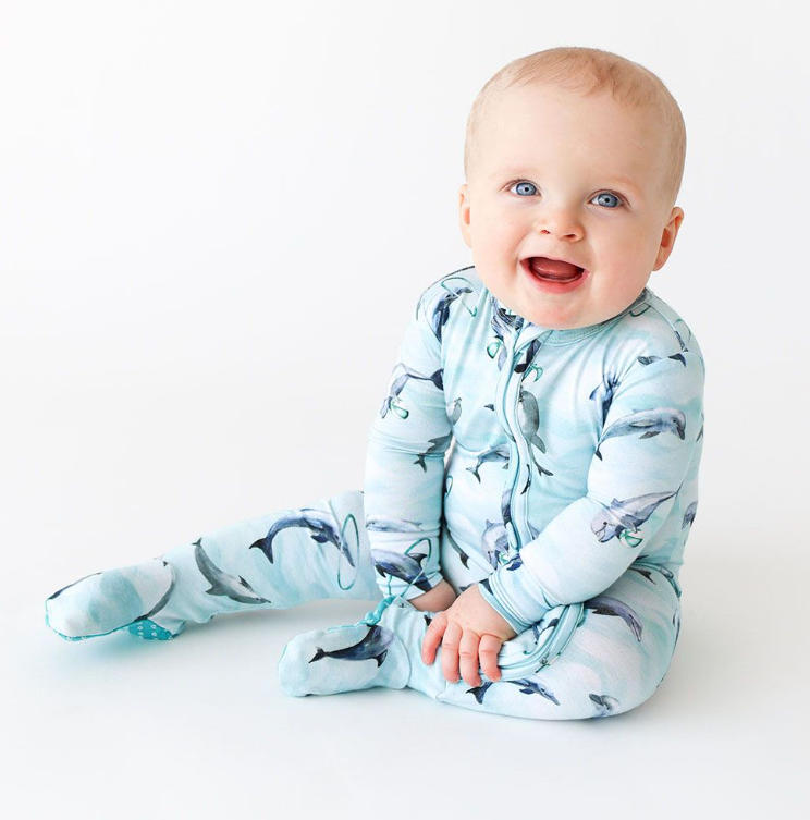 Posh Peanut Skipper Footie Onesie