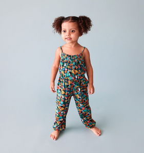 Posh Peanut Rio Smocked Spaghetti Jumpsuit