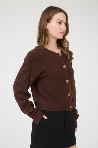 Evelyn Ribbed Knit Cardigan