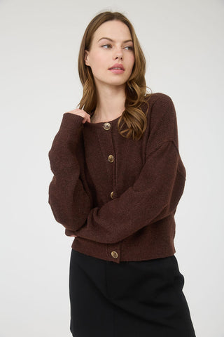 Evelyn Ribbed Knit Cardigan