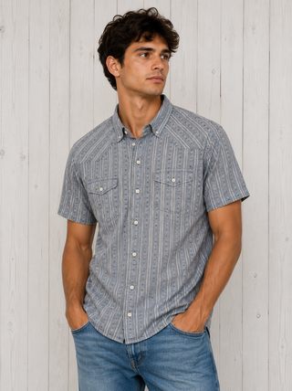 True Grit Lucas Dual Pocket Western Shirt