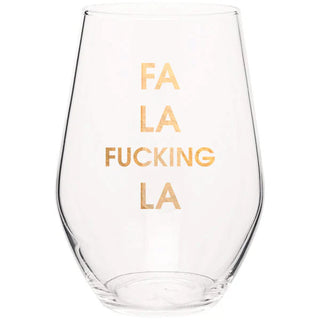 Chez Gagne Stemless Wine Glasses
