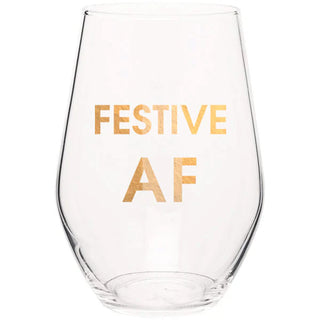Chez Gagne Stemless Wine Glasses