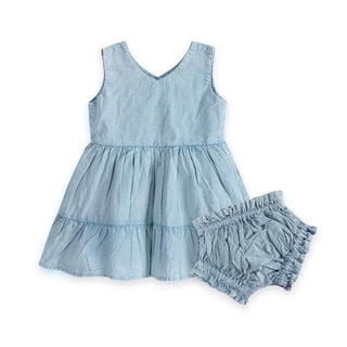 Viverano River Demin Dress and Bloomer