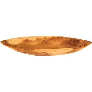 Andaluca Teak Wood Long Canoe Bowl