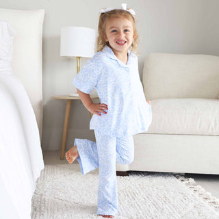 Caden Lane Girls Flare Bows Lounge Set