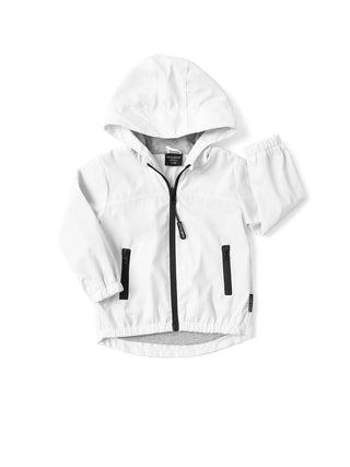 Little Bipsy Kids White Windbreaker