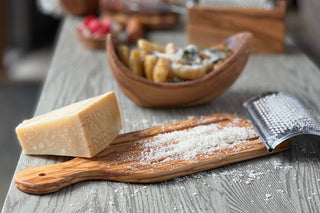 Verve Italian Olivewood Flat Cheese Grater
