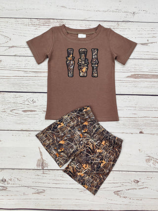 Boys Camouflage Summer Set