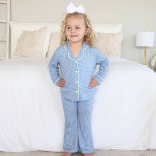 Caden Lane Girls Flare Spots Lounge Set