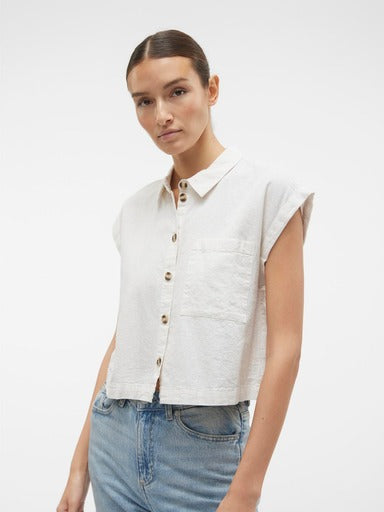 Vero Moda Luna Cropped Short-Sleeved