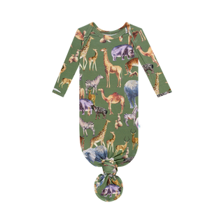 Posh Peanut Safari Basic Knotted Gown