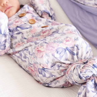 Caden Lane Baby Girl Knot Gown Sets