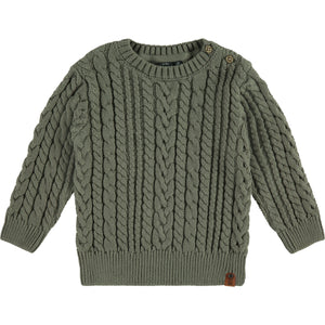 Babyface Boys Cable Knit Pullover