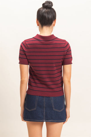 Cynthia Polo Collar Sweater