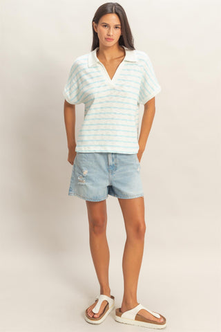 Penny Dolman Collared Top
