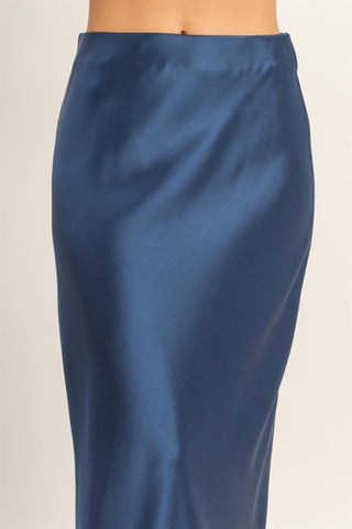 Shania Satin Maxi Skirt