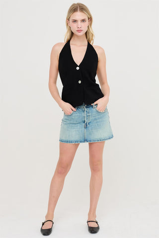 Kinslie Button Halter