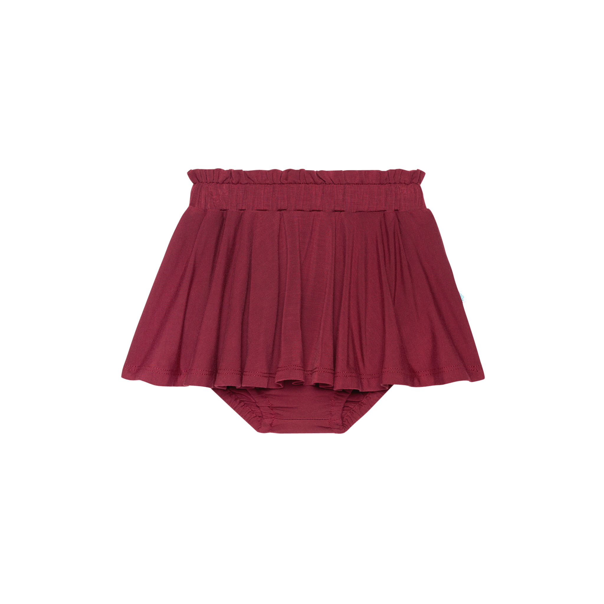 Posh Peanut Baby Burgundy Rose Skirted Bloomer