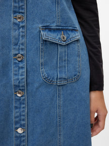 Vero Moda Eden Short-Sleeved Denim Vest