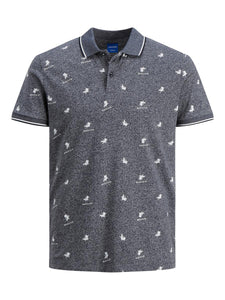 Jack & Jones Print Collared Polo