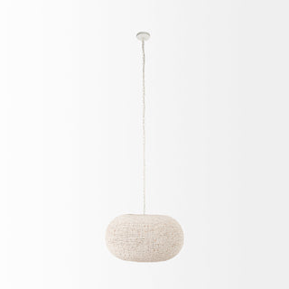 Mercana Theta Wood Beaded Chandelier