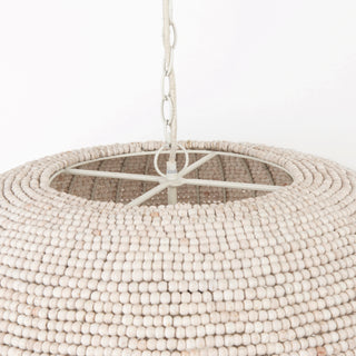 Mercana Theta Wood Beaded Chandelier