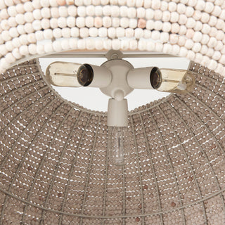 Mercana Theta Wood Beaded Chandelier