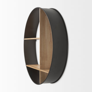 Mercana Hector Round Wall Shelf